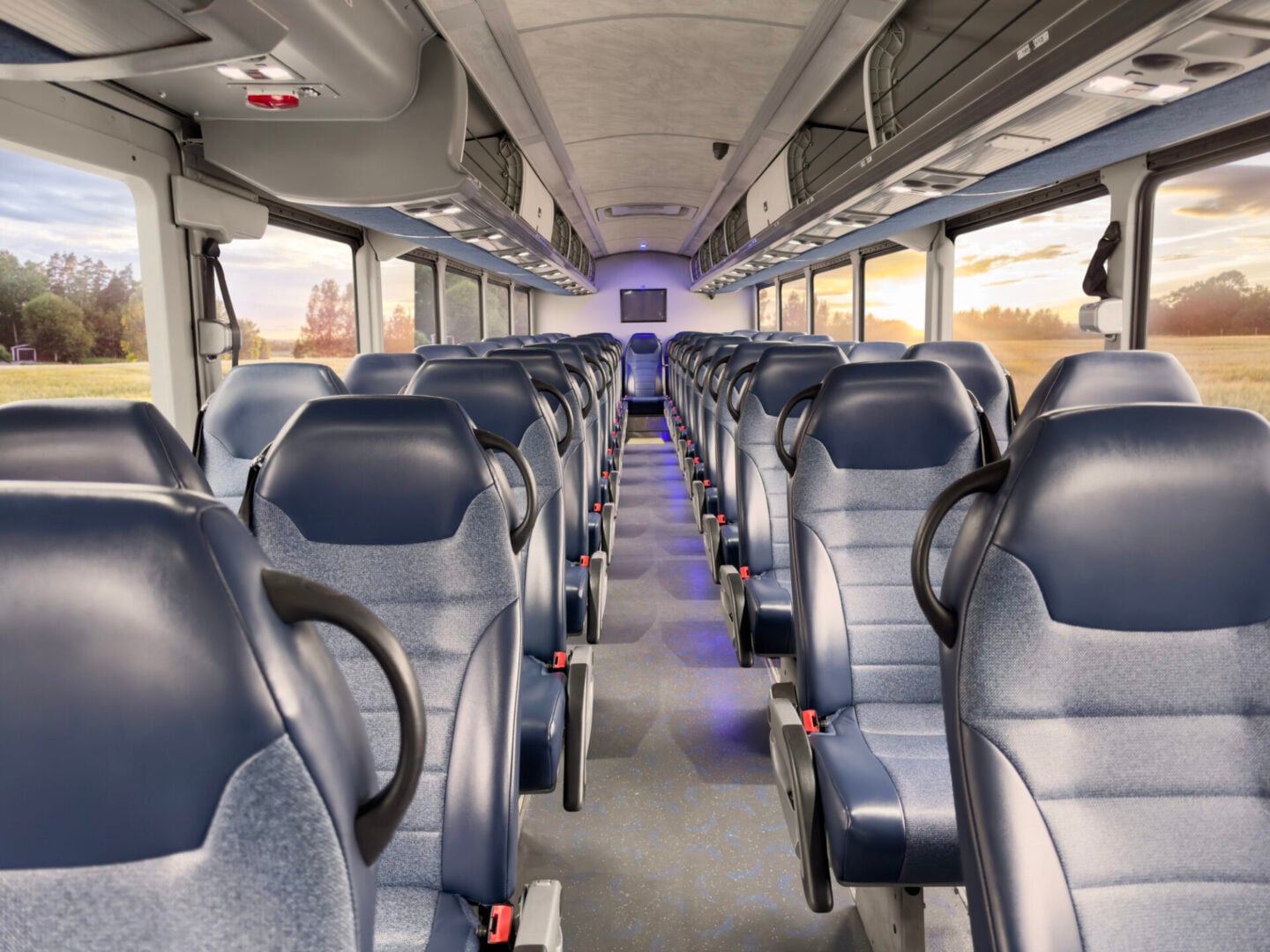 Local party bus rental service in Chicagoland, Chicago Blackhawks party bus transportation to the United Center, serving Chicagoland, from Stop & Go Limo Airport Shuttle Service.