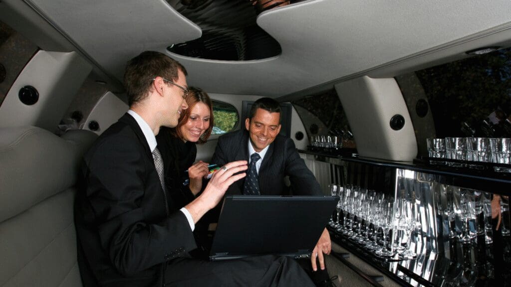 Local chauffeur service in Chicagoland, Professional chauffeur preparing for a limo service pickup in Chicagoland, from Stop & Go Limo Airport Shuttle Service.