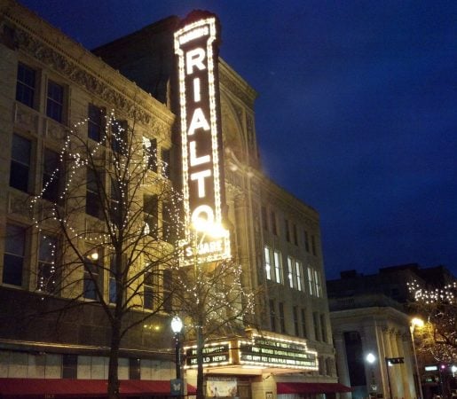 Local airport shuttle service in Joliet, Rialto Square Theatre in Joliet, Illinois, Airport Shuttle Service, from Stop & Go Limo Airport Shuttle Service.