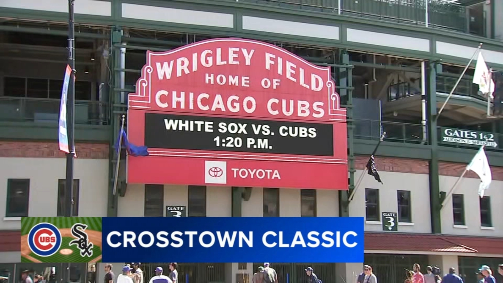 Crosstown Classic baseball event transportation in Chicago
